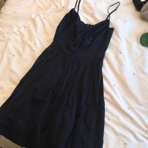 Banana republic navy blue sun dress size 2